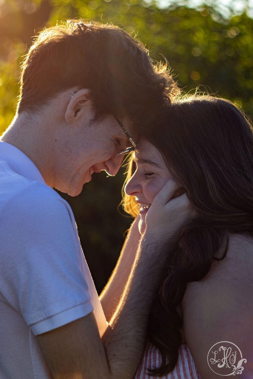 Couple Portrait Outside - Golden Hour
