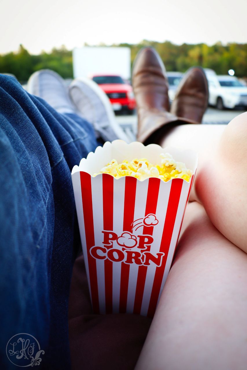 Popcorn at drive-in